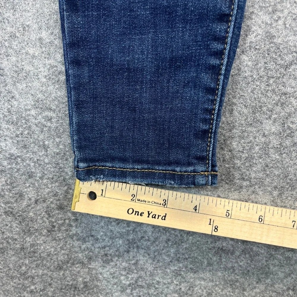Hudson‎ Jeans Womens Size 24 Blair Super Skinny Dark Blue Stretch Mid Rise